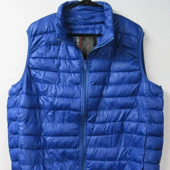 Fahrenheit Outerwear Weather Gear Men's Blue Puffer Vest - Size 2XL - Picture 1 of 5